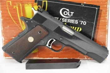 Colt Series â€˜70 Gold Cup National Match .45 ACP Government Model Pistol & Box