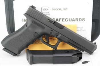 Glock 34 Gen 3 Striker Fired Semi Automatic 9mm Luger Pistol & Box