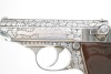 Engraved Chrome West German Model PPK .32 Auto Pistol & Box - 10