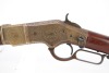 Possible Ulrich Engraved Winchester Model 1866 Saddle Ring Carbine Lever Action Rifle - 22