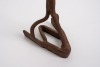 Hand Forged A M / W V Branding Iron, ANTIQUE - 4