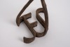 Hand Forged F Tumbling S Branding Iron, ANTIQUE - 3