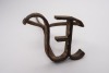 Hand Forged F Tumbling S Branding Iron, ANTIQUE - 5