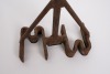 Hand Forged W M Branding Iron California Registered, ANTIQUE - 2