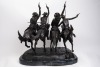 After Frederic Remington "Coming Through The Rye" 30" Bronze Statue - 8