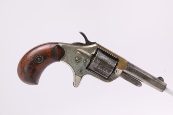 ANTIQUE Colt New Line .22 Short Rimfire Nickel Pocket Single Action Revolver