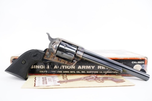 1967 Colt 2nd Generation 5 1/2" .357 Magnum Single Action Army Revolver & Box