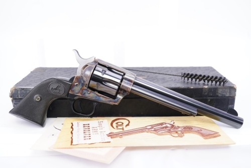 El Paso Shipped 1958 Colt 2nd Gen Single Action Army SAA .38 Special Revolver & Box