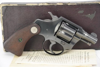 Colt Model Bankers Special .38 S&W 2" Double Action Revolver & Box