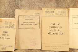 CANFIELD COLLECTION US Army WW1 WW2 1950s Weapons Manuals, M-1917 Rifle, M-1 Carbine, Shotguns - 3