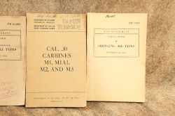CANFIELD COLLECTION US Army WW1 WW2 1950s Weapons Manuals, M-1917 Rifle, M-1 Carbine, Shotguns - 4