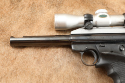 Clark Custom Ruger Mark II Government Target 6" Ported .22 LR Semi-Automatic Pistol, 1984 - 5