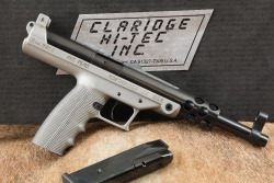 Claridge Family Collection Hi-Tec L-9 L9 Silver 9mm 7.5" Semi-Automatic Pistol 1990-1993 - 3