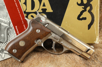 Italian Beretta Browning FN BDA .380 ACP Semi-Automatic Nickel 3 &frac34;&rdquo; 1996 Box