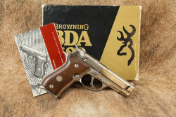 Italian Beretta Browning FN BDA .380 ACP Semi-Automatic Nickel 3 &frac34;&rdquo; 1996 Box - 2