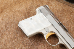 Baby Browning .25 ACP Chrome Semi-Automatic Pistol, MFD 1960s C&R - 4