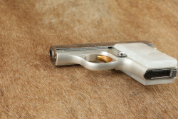 Baby Browning .25 ACP Chrome Semi-Automatic Pistol, MFD 1960s C&R - 11