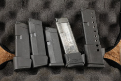 Glock 42 .380 Auto 3" Barrel Semi Automatic CCW Compact Pistol With 5 Magazines & Accessories - 21
