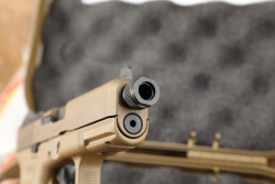 LNIB Davidson's Exclusive Glock 19X Coyote 9mm Semi-Automatic Pistol Threaded Suppressor Ready MOS - 19