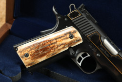 Kimber Super America .45 ACP Semi-Automatic Pistol 5&rdquo; Mammoth Ivory Grips, Knife, Display Box 1/200 - 4