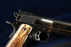Kimber Super America .45 ACP Semi-Automatic Pistol 5&rdquo; Mammoth Ivory Grips, Knife, Display Box 1/200 - 5