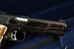 Kimber Super America .45 ACP Semi-Automatic Pistol 5&rdquo; Mammoth Ivory Grips, Knife, Display Box 1/200 - 6