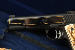 Kimber Super America .45 ACP Semi-Automatic Pistol 5&rdquo; Mammoth Ivory Grips, Knife, Display Box 1/200 - 8
