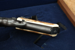 Kimber Super America .45 ACP Semi-Automatic Pistol 5&rdquo; Mammoth Ivory Grips, Knife, Display Box 1/200 - 13