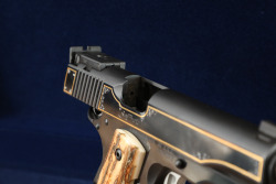 Kimber Super America .45 ACP Semi-Automatic Pistol 5&rdquo; Mammoth Ivory Grips, Knife, Display Box 1/200 - 20