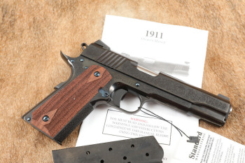 Standard 1911 Deluxe #1 Factory Engraved Blued .45 ACP Semi-Automatic Pistol & Box