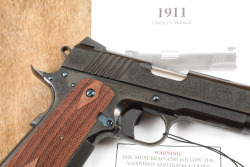 Standard 1911 Deluxe #1 Factory Engraved Blued .45 ACP Semi-Automatic Pistol & Box - 4