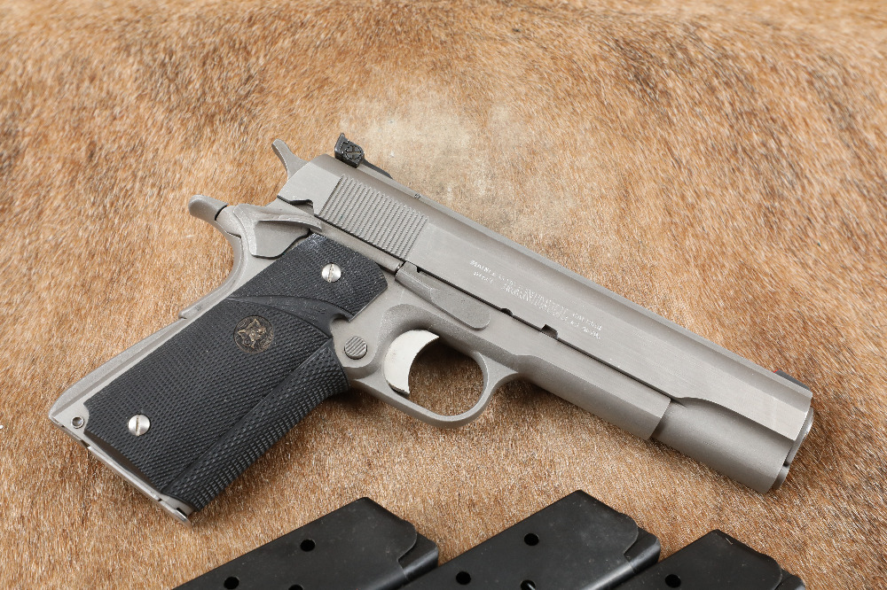 92 Randall Service Model 1911 Stainless .45 ACP Left-Handed Semi