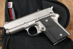 Detonics MK VI Stainless Steel .45 ACP Compact Semi-Auto Pistol, 4 Magazines & Case - 6