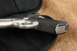 Detonics MK VI Stainless Steel .45 ACP Compact Semi-Auto Pistol, 4 Magazines & Case - 11