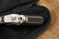 Detonics MK VI Stainless Steel .45 ACP Compact Semi-Auto Pistol, 4 Magazines & Case - 13