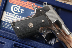 Colt Officer&rsquo;s ACP MK IV Series 80 Bright Stainless 3.5" .45 ACP Semi-Automatic Pistol & Box, MFD 1991 - 3