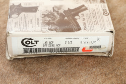 Colt Officer&rsquo;s ACP MK IV Series 80 Bright Stainless 3.5" .45 ACP Semi-Automatic Pistol & Box, MFD 1991 - 26