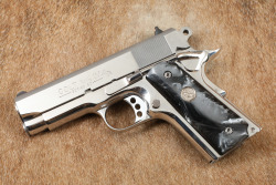 Colt MK IV Series 80 Officers ACP 3 1/2" Bright Stainless .45 ACP Semi-Automatic Pistol, MFD 1989 - 5