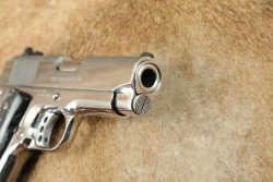 Colt MK IV Series 80 Officers ACP 3 1/2" Bright Stainless .45 ACP Semi-Automatic Pistol, MFD 1989 - 17