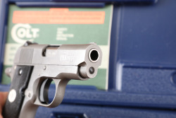 Colt MK IV Series 80 Mustang Plus II .380 Auto 1992 Stainless, Box & Manual 7-Round Magazine - 16