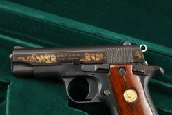 Cased Deluxe Set Colt Government Model .380 Automatic Series 80 First & Second Edition Pistols, 1983 - 7