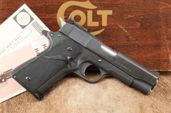 Colt Combat Commander Blue 4 1/2" 1911 .45 ACP Semi-Automatic Pistol & Box, MFD 1974 C&R