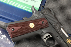 Colt Custom Shop Gold Armory Engraved Government Model .45 ACP 5" National Match Semi Auto Pistol & Box - 19