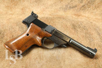 High Standard 107 Military Supermatic Trophy 5 1/2" .22 LR Semi-Automatic Pistol, 1969 C&R