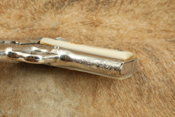 Colt Combat Commander 45 ACP Semi-Automatic Pistol, Nickel Engraved Pearl Grips 1982 - 9