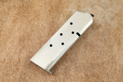 Colt Combat Commander 45 ACP Semi-Automatic Pistol, Nickel Engraved Pearl Grips 1982 - 16