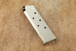 Colt Combat Commander 45 ACP Semi-Automatic Pistol, Nickel Engraved Pearl Grips 1982 - 22