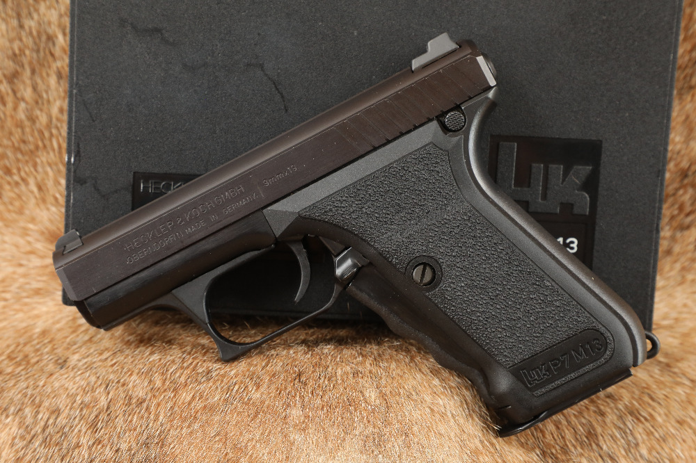 German Heckler & Koch HK P7 M13 4” 9mm 13RD Squeeze Cocking Pistol