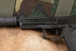 Heckler & Koch MK 23 5.87&rdquo; .45 ACP Offensive Handgun Weapon System Kit with Faux Suppressor - 9