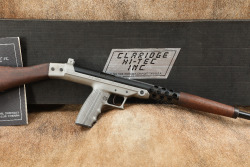 Claridge Family Collection Hi-Tec C-9 Carbine Silver 9mm 16&rdquo; Semi-Auto Rifle 1990-1993